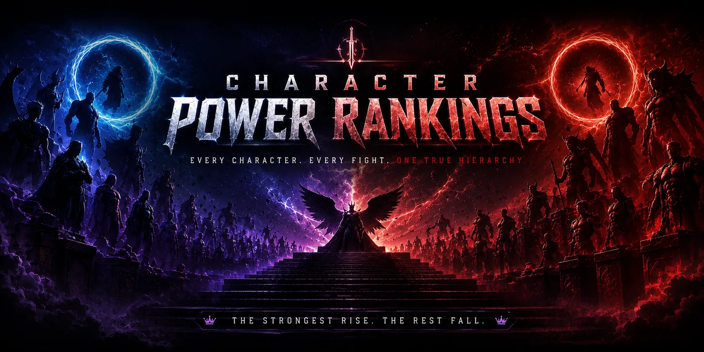 Character Power Rankings — every character, every fight, one true hierarchy